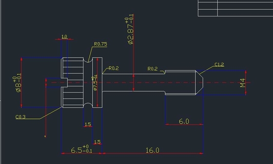 Vis Torx captive antivol en acier inoxydable avec colonne M4X12