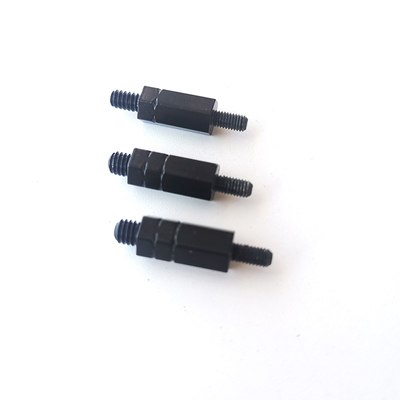 # 4-40 Double bout fileté Hex support pour la connexion du châssis forgé à froid M3 10mm électrophoresis Black Hex Stud