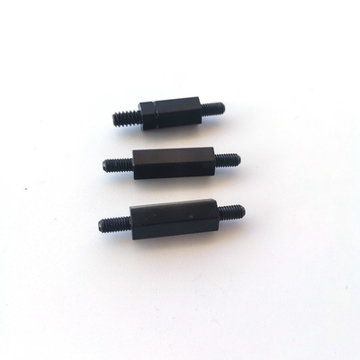 # 4-40 Double bout fileté Hex support pour la connexion du châssis forgé à froid M3 10mm électrophoresis Black Hex Stud