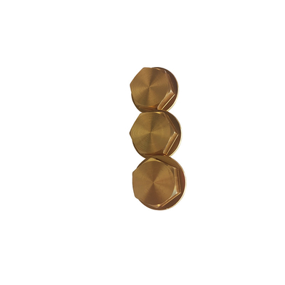 Rivets en aluminium d'or d'électrophorèse pour les attaches décoratives de clou de hub de véhicule pour le véhicule modifié
