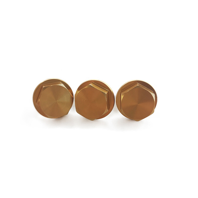 Rivets en aluminium d'or d'électrophorèse pour les attaches décoratives de clou de hub de véhicule pour le véhicule modifié