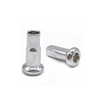 La longueur 14MM de route de vélo de montagne de couleur de chapeau de rai de bicyclette pour 14G a parlé le fil d'acier
