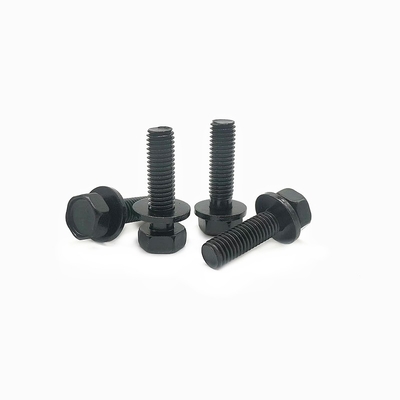Vis combinée hexagonale externe à haute résistance avec acier au carbone à plaquette