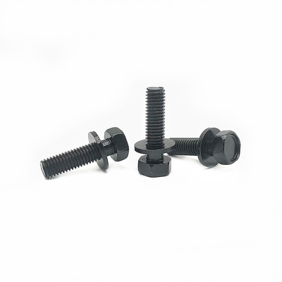 Écrou hexagonal combiné extérieur en acier au carbone de qualité 10.9
