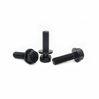 Vis combinée hexagonale externe à haute résistance avec acier au carbone à plaquette
