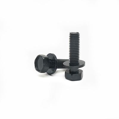 Vis combinée hexagonale externe à haute résistance avec acier au carbone à plaquette