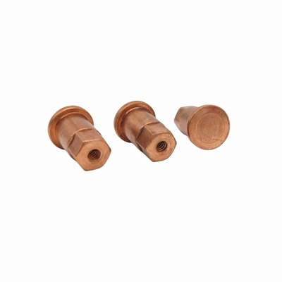 Noix de cuivre sur mesure vis hexagonale spécifications complètes # 10-24 * 18