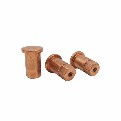 Noix de cuivre sur mesure vis hexagonale spécifications complètes # 10-24 * 18