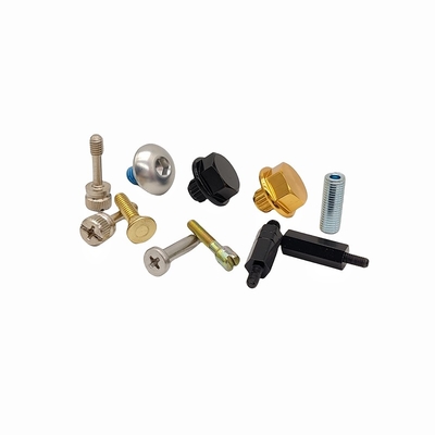 Screw non standard personnalisé 316l en acier inoxydable ongle décoratif à dents complètes hexagone extérieur