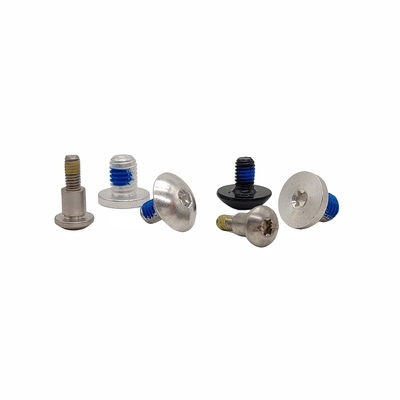 Screws de distribution hexagonales personnalisées revêtues de boulons de colle bleue anti-huile