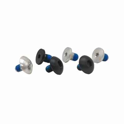 Exemple de vis à colle de prune personnalisée Hexagonale Externe Bluse de verrouillage de colle bleue