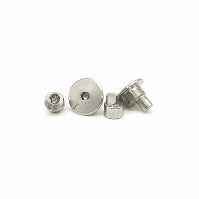 304 SS Rivet à ongles excentrique hexagonal prend en charge la personnalisation