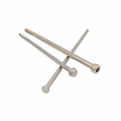 Traitement de l'étiquette de la couronne vis longue sur mesure pour moteur, vis à tête de prise hexagonale longue pour servo-moteur