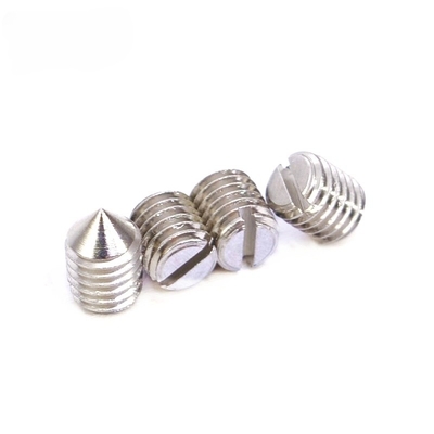Screws de compteur à pointe en fente personnalisées Screws de compteur à machine non standard