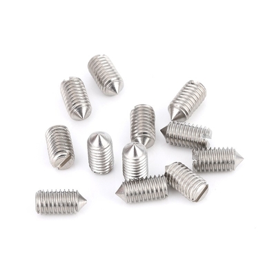 Screws de compteur à pointe en fente personnalisées Screws de compteur à machine non standard