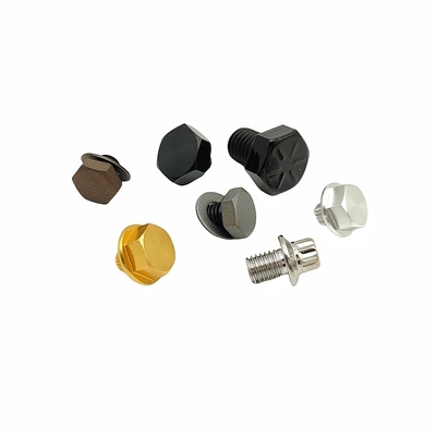 10.9 Classe peinte en noir clair boulon hexagonal en acier au carbone vis hexagonale