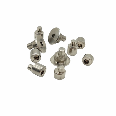Fabrique en gros sur mesure 304 acier inoxydable rivets excentriques porte et fenêtre rivets à réglage rapide de charnière excentrique.