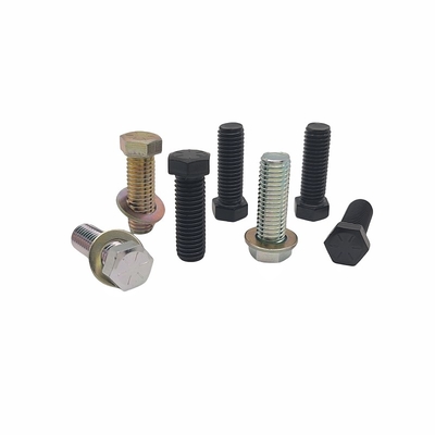 304 acier inoxydable vis hexagonale extérieure plaquée avec protection de l'environnement couleur zinc fil complet boulon de tête hexagonale