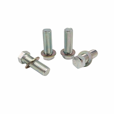 Protéger l'environnement en gros Noir Zinc Externe Hexagonal Boulure Couleur Zinc Full Thread Hexagon Head Screw