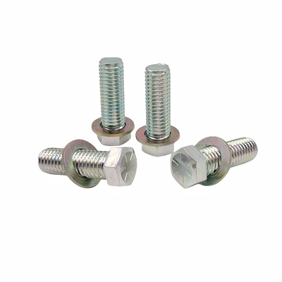 Protéger l'environnement en gros Noir Zinc Externe Hexagonal Boulure Couleur Zinc Full Thread Hexagon Head Screw