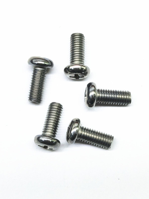 Screws de précision ultime pour l' électronique Zinc Nickel Alloy Phillips Pan Head Screws auto-collant