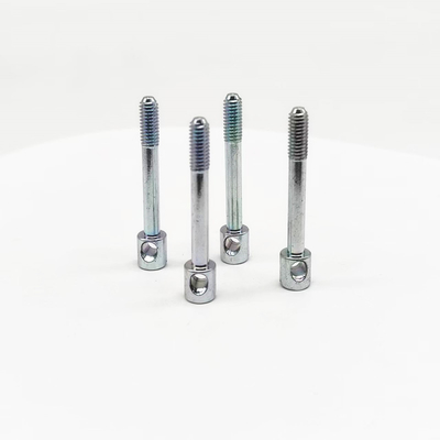 Écrans captifs de capstan à fente de précision DIN 404 fixations filetées conformes à la norme ISO en acier inoxydable Titane matériaux personnalisés