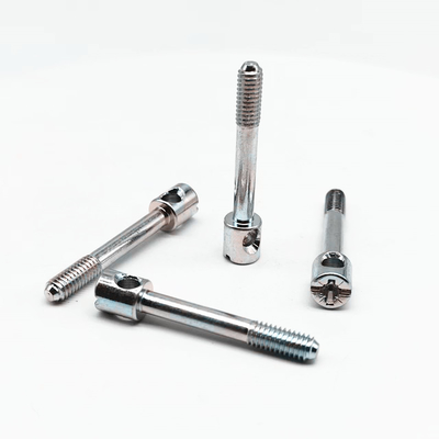 Mètre électrique tête de tasse spécifique rainure transversale en zinc perforée vis accessoires d'éclairage M4*27