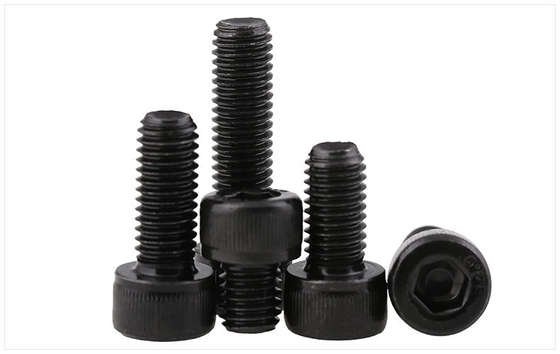 Hexagon Socket Head Screw Bolt 12,9 Grade Alloy Steel Black Dacromet Surface Hexagon Socket Drive Full Thread Pour le centre de roue hors route Anneau anti-séparation