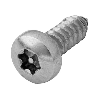 Vis de plaque d'immatriculation anti-vol à l'épreuve de la rouille Étiquette de voiture en acier inoxydable Hardware de montage de plaque M6 1/4 " Vis anti-altération pour le support de cadre avant arrière