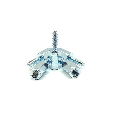 Entretoise hexagonale industrielle en laiton avec forgeage à froid et matériau Nylon 6/6 PA66