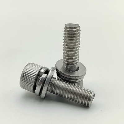 Vis à tête cylindrique de sécurité triple A4-80 non standard pour infrastructure publique, finition oxyde noir, douille hexagonale, quincaillerie Guanbiao