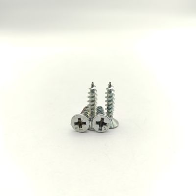 Vis à tôle à tête fraisée cruciforme Phillips en acier inoxydable M3-M8