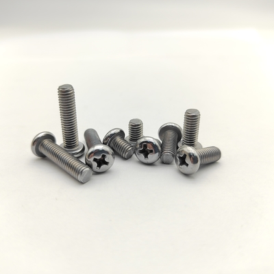 Écroues de la machine de Phillips Pan enduites de zinc DIN 7985 Tailles M3-M12 Longueur personnalisée