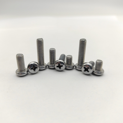 Écroues de la machine de Phillips Pan enduites de zinc DIN 7985 Tailles M3-M12 Longueur personnalisée