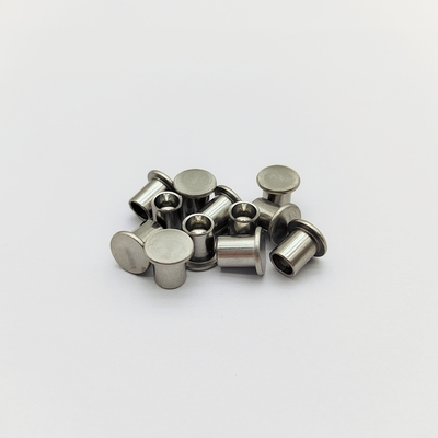 Rivets semi-tubulaires de petite précision - en acier inoxydable de haute résistance - M2 à M6 - pour appareils et instruments médicaux