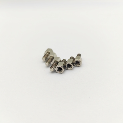316 en acier inoxydable #4-40 vis hexagonale 12 mm électropolissée