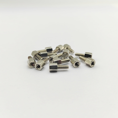316 en acier inoxydable #4-40 vis hexagonale 12 mm électropolissée