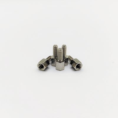 316 en acier inoxydable #4-40 vis hexagonale 12 mm électropolissée