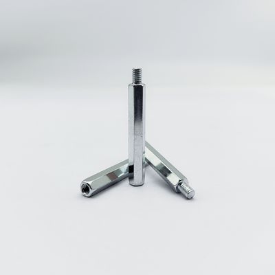 Vis à entretoise hexagonale en acier inoxydable M4-M12 10-100mm Zingué bleu