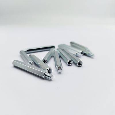 Vis à entretoise hexagonale en acier inoxydable M4-M12 10-100mm Zingué bleu