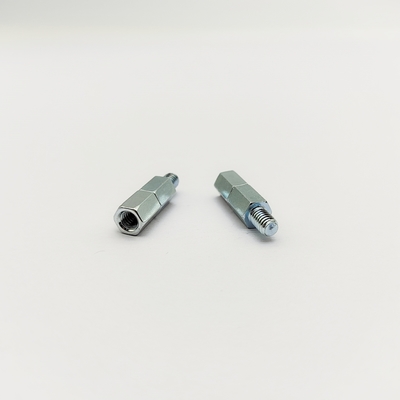 M4 Hex Standoff Screw 8 mm en acier inoxydable bleu-zinc