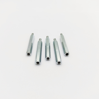 A4 à 80 en acier inoxydable hexagonale M3 à M8, longueur 31 mm, revêtement bleu-zinc
