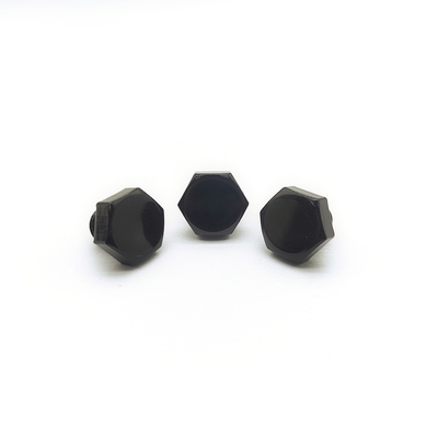 M8x1,25 mm boulon hexagonale en acier inoxydable 12,3 mm noir électroplaqué