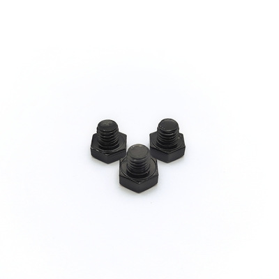 M8x1,25 mm boulon hexagonale en acier inoxydable 12,3 mm noir électroplaqué