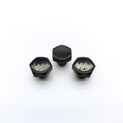 Boulons de roue à tête hexagonale M8 13mm Noir Acier inoxydable Paquet de 1000