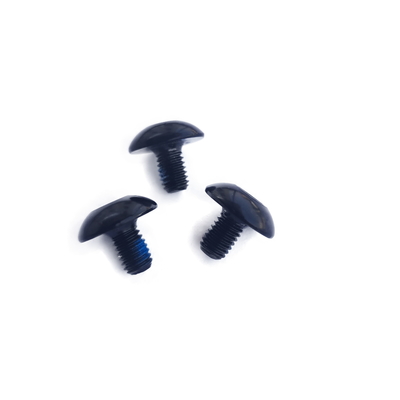 La vis de serrure d'individu de norme ANSI, aluminium du noir M6x10 visse le matériel Alu6061