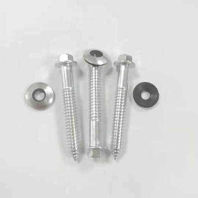 Vis $parker solides solubles 304, vis $parker de tête de bride d'acier inoxydable couvrant des vis de joint