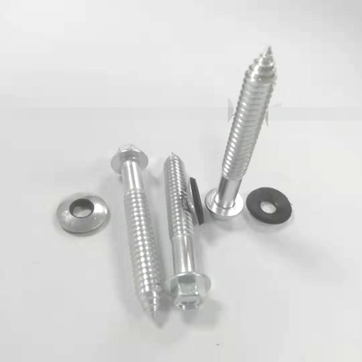 Screw auto-adhésif pour la construction de vis à brides hexagonales Screws de fabricant Screws avec joint composite