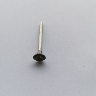 6mm Diamond Rotary Burr Drill Bit avec la jambe de 3mm pour l'outil rotatoire Diamond Nail Head Deburring Tool