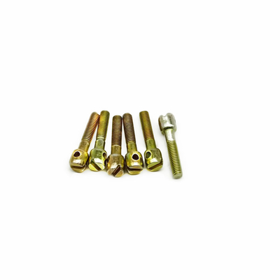 Couper un mot vis de joint de plomb de forage galvanisé Vis auto-perceuses en acier au carbone de zinc Ｍ 3x16 trou unique approuvé ISO